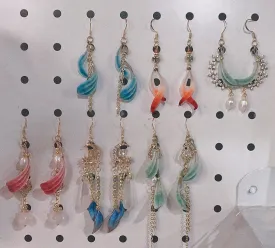 6 Styles Bespoke Earrings - Silk Earrings(Ronghua)